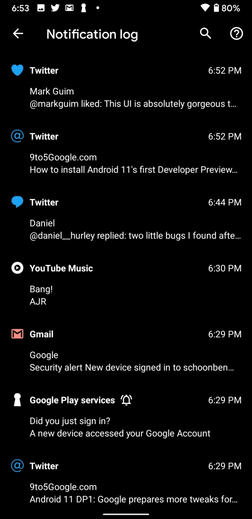 Android  11 ׸Ԥ淢ԭĻ¼֡ʾ뵽